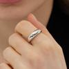 Hyeres-lor Champagne Full Moon Silver (W) Clean Ring HL2R53217W9