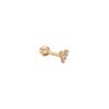Lloyd V-Line Basic Simple 14K Gold Half Piercing Lpfh2102G
