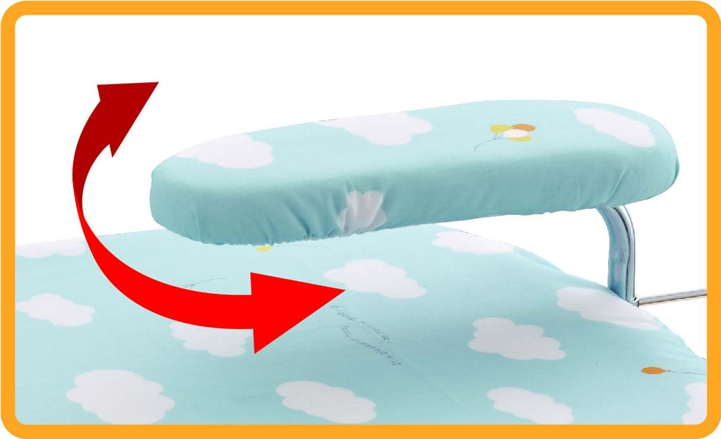 Masă de călcat cu abur Yamazaki Jitsugyo cu cal de finisare Cloud W60 x D36 x H20cm 7800 Aprox.