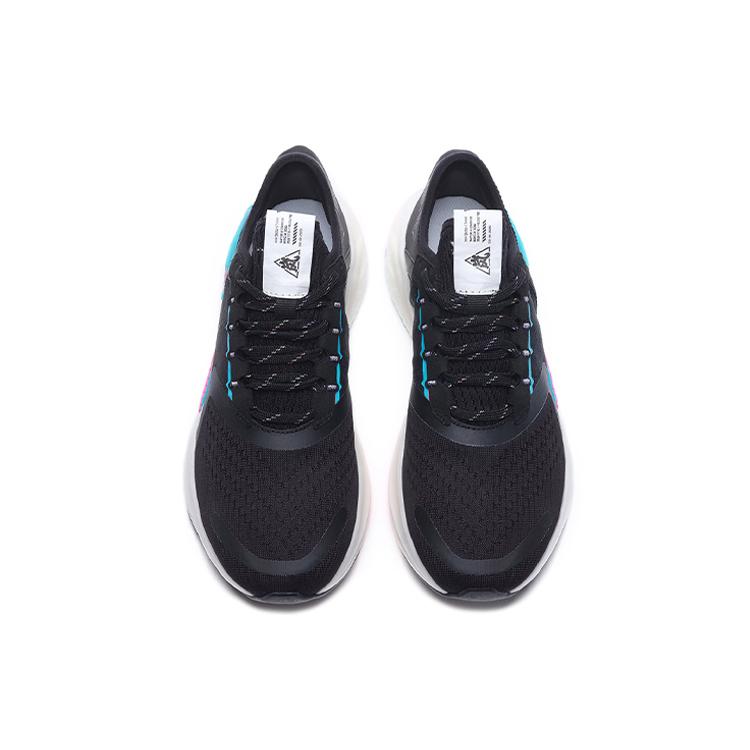 New LiNing Arashi Plus Cushioning Rebound Low Top Running Shoes Women's Standard Black ARHQ078-5