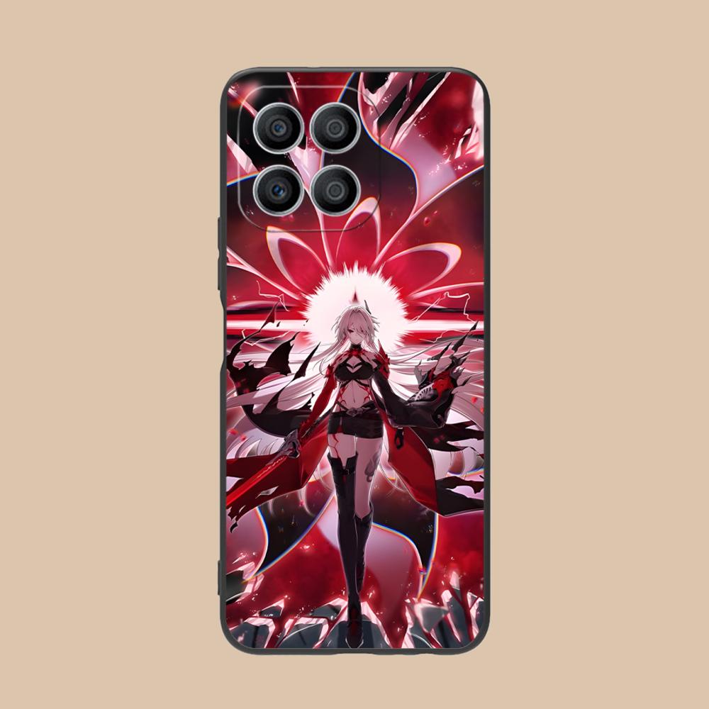 HSR Acheron Matte TPU Mobile Phone Case for Honor 90 80 70 60 50 30 20 10 9 8 7 Pro S SE Lite 5G Colorful Printing Cover