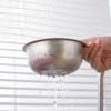Cesto Drenante per Lavello da Cucina Appeso Rete in Acciaio Inox Forma di Cigno Colino Drenante Cestello Accessori da Cucina