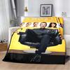 Dr. House Print Soft Flannel Throw Blanket Lightweight Warm SofaCouch Bed Home Decor Cover For Movie Fans