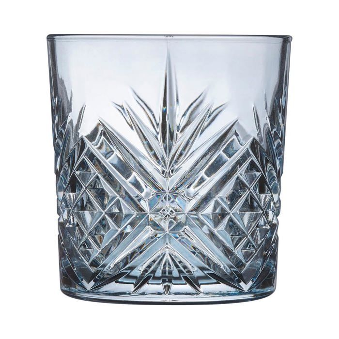 Verres - Arcoroc - Broadway Mazzarine - 6 pièces - Verre bleu - 30 cl - Lave-vaisselle compatible