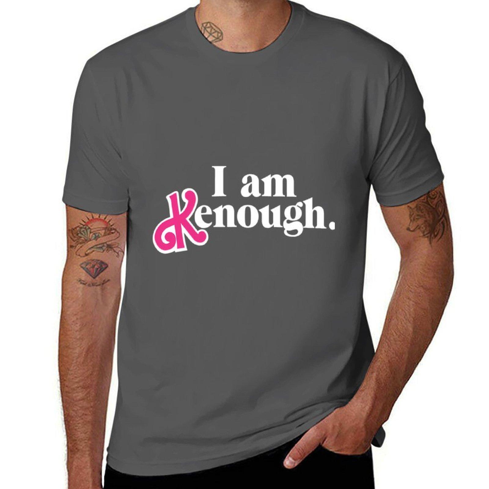 Я Достаточен Я КенДостаточен Футболка футболки дизайнер g man футболки для мужчин Футболка 4XL