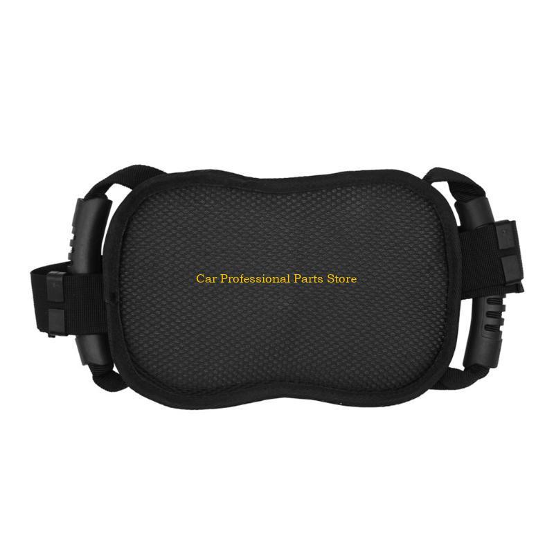 R53D Motorcycle Safety Belt with Handle Rear for Seat Passenger Grip Strip for Kids A