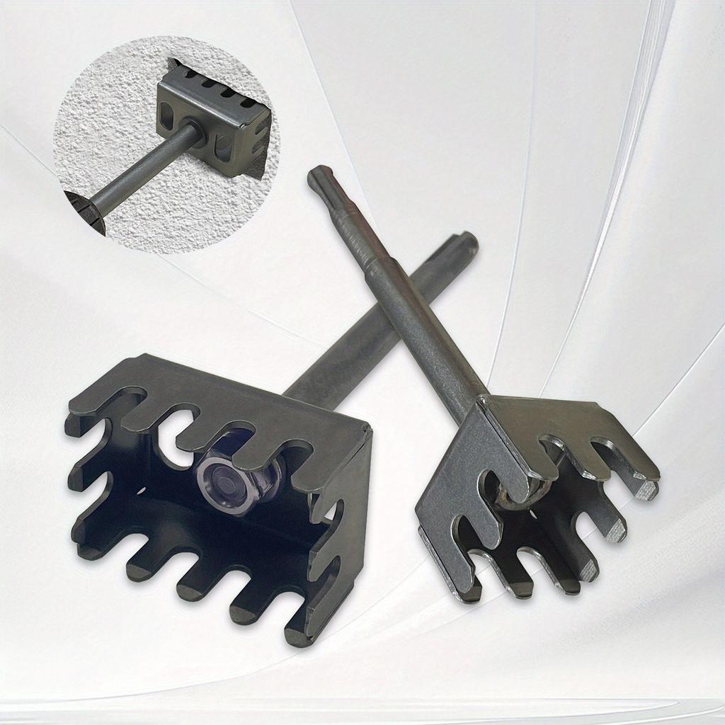1PC Square Hole Drill Bit / Electric Hammer Hole Enlarging Tool - For Plumbers & Electricians, Accessories for Wall Slotting