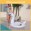 Adult Swan Inflatable Swim Ring 120cm Fashionable Water Lounger Swimming Ring Wholesale