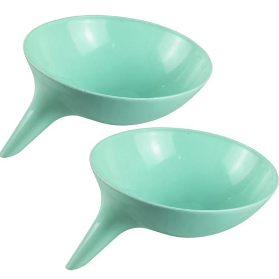 

2 шт. многофункциональная корзина для слива еды с носиком, быстрый слив, нескользящая корзина для слива фруктов и овощей, дуршлаг для кухонной раковины зелёный