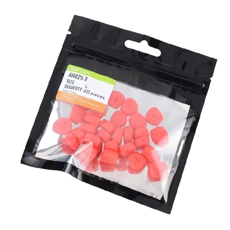 30lots Bright Colored Plastic Bobbers Multicolor Plastic Corn Floaters for Enhances Visibilities In Freshwaters Fishing