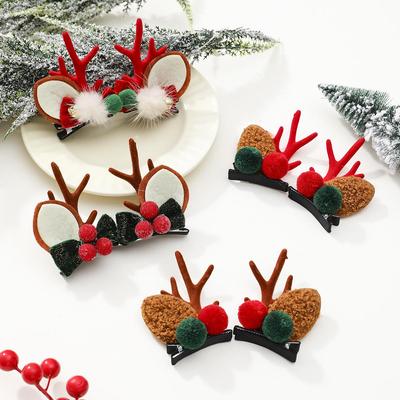Festive Antler Hair Clip - Christmas Party Decoration & Gift