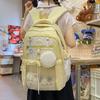Zaino Ins giapponese nuovo ad alto valore, fresco e dolce, borsa pain, zaino leggero e di grande capacità per studenti delle scuole medie e superiori