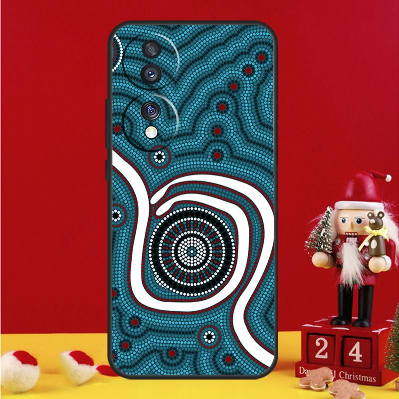 

Чехол-принт с аборигенным искусством для Honor Magic 8 5 6 7 Pro Honor Win RT 50 70 90 200 400 Lite X8c X9b X9c X9a X9d Чехол Honor 400 Pro