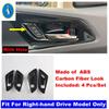 Carbon Fiber Window Lift / Head Light / Handle Bowl / AC Air Vent Cover Trim Accessories For Toyota Prius 60 Series  - 2025