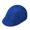 Summer Hollow Breathable Hat Male Middle-aged and Elderly Father Casual Versatile Beret Solid Color Forward Hat