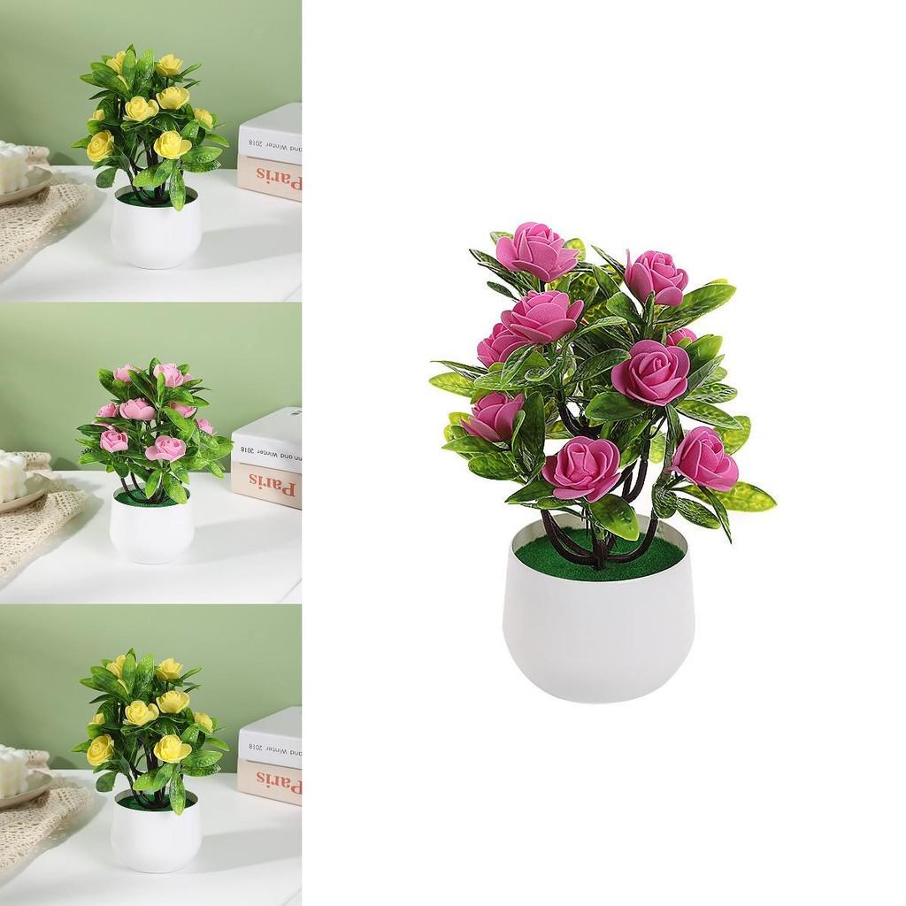 Synthetic Rose Blossom Display Artificial Floral Decor For Party And Home Decoration