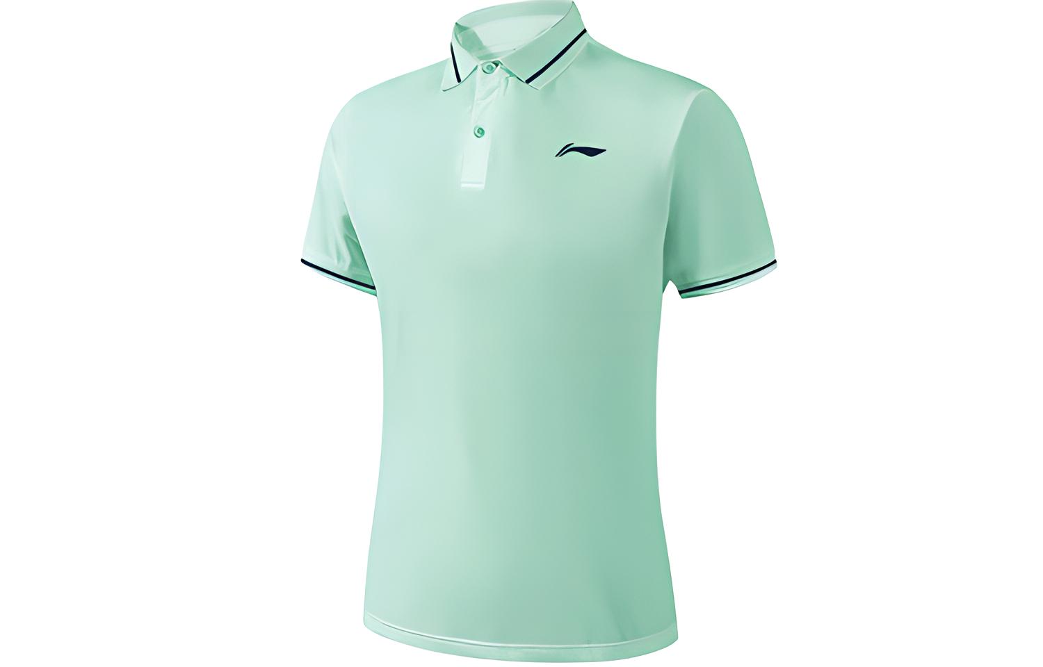 Li Ning Polo Shirt Men s Fresh Green YPLT041-6 L