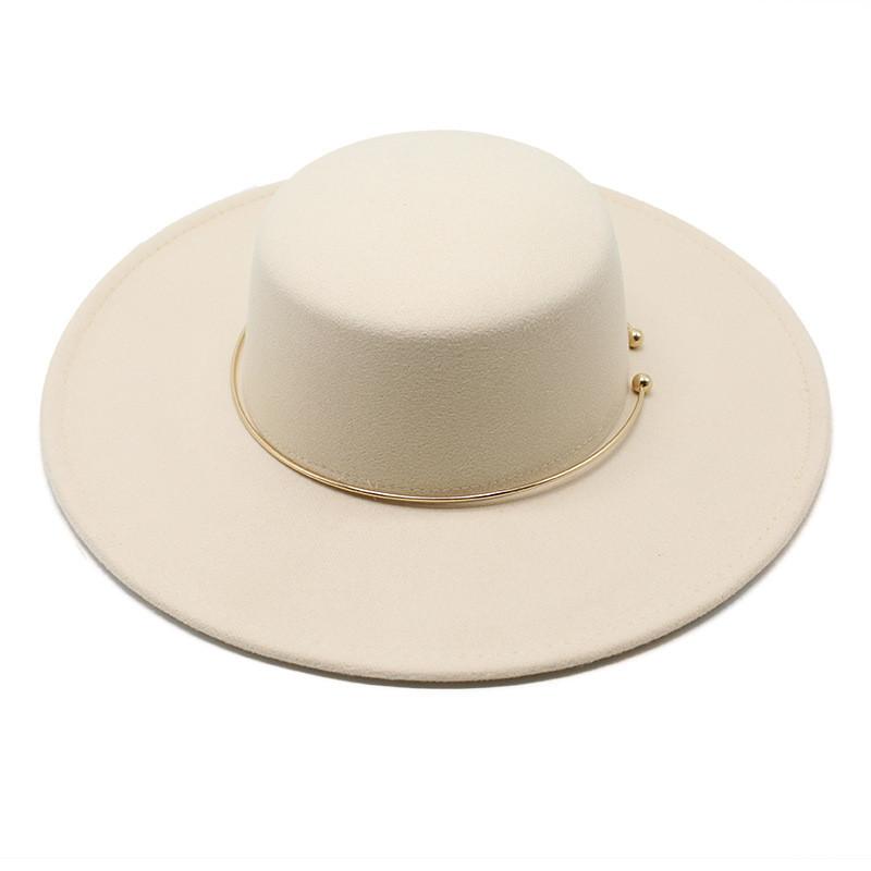 Cappello Fedora in Feltro di Lana per Uomo e Donna Con Protezione Solare e Traspirabilità