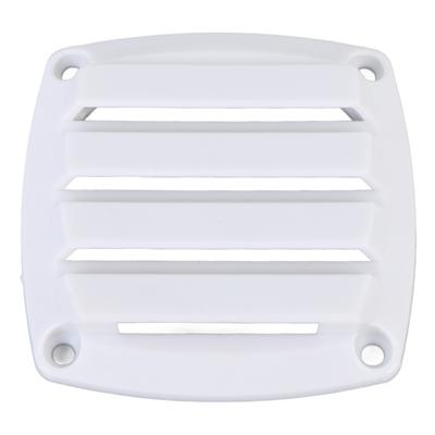 Žaluziová zapuštěná plastová průchozí ventilace 3in Lodní ventilace Snadná instalace Optimální proudění vzduchu pro loď RV Bílá
