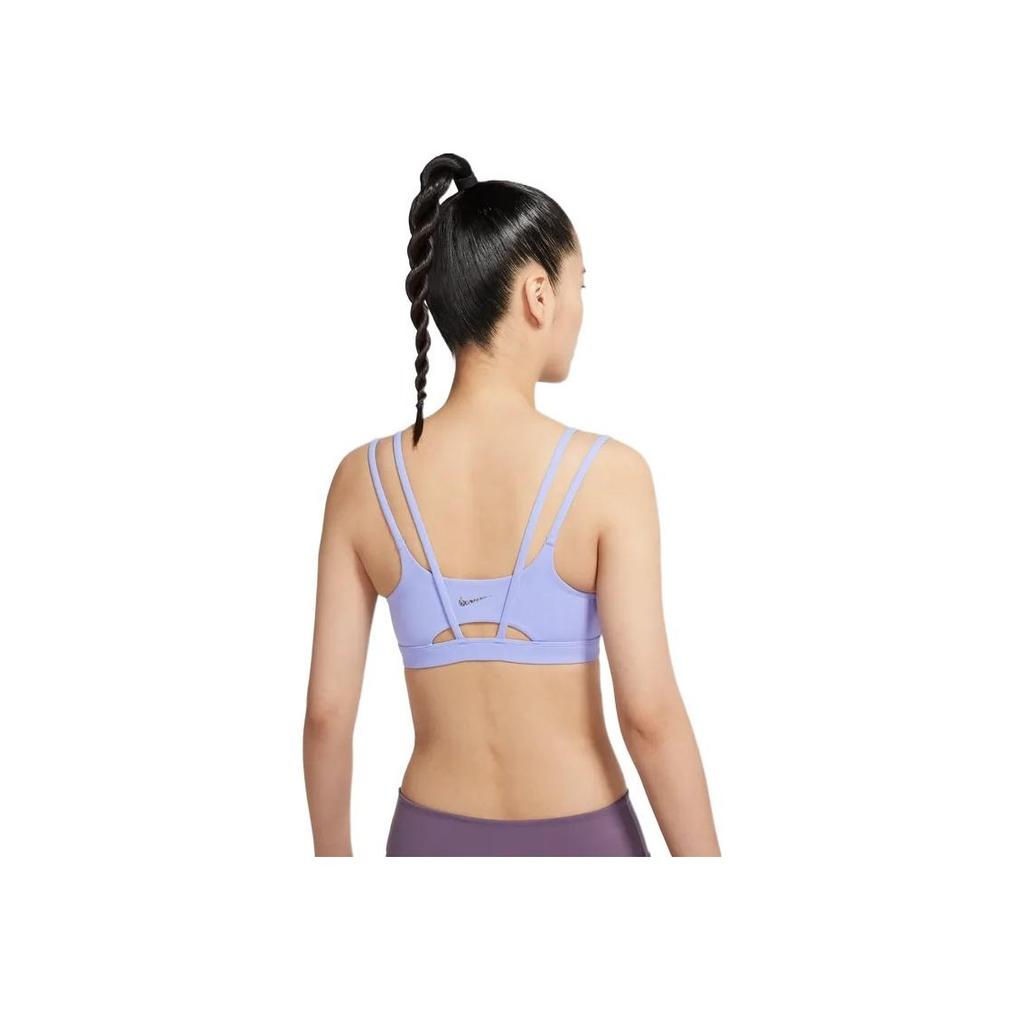 Nike Dri-FIT Alate Solid Support Sports Bra Women Underwear Purple DO6609-569