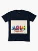 Cities Skylines Dodge City Skyline Art Watercolor Old West Drawing Premium T-Shirt