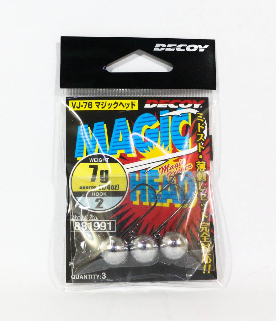 Decoy VJ-76 Jig Head Magic Head Hook Size 2 , 7 grams (1991)