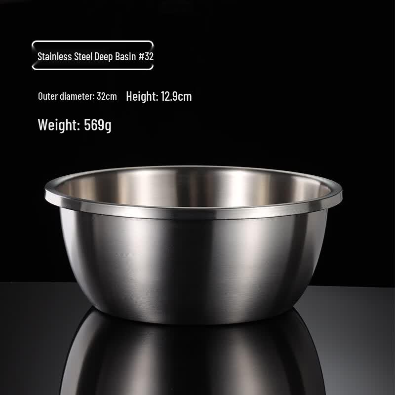 

Qianxing 304 Stainless Steel Multi-Purpose Round Basin