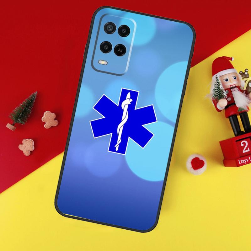 EMT EMS Medical Rescue Case For Oppo A38 A18 A58 A78 A98 A74 A94 A54 A80 A60 A40 A96 A76 A16 A15 A17 A57 A5 A6 Pro
