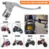 Silver Left Brake Handle Clutch Lever Perch For 98Cc 196Cc 6.5HP 5.5Hp Coleman CT200U BT200X Trail 200 CC100X CT100U Baja Motovox Mini Bike
