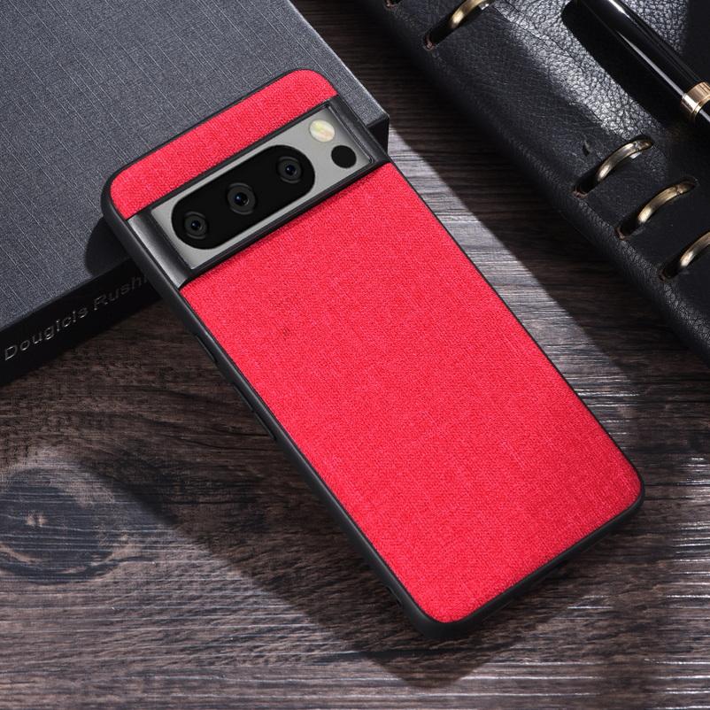 

For Pixel 8 Pro 7 7a case Pixel 6 6a case Cloth Hybrid Hard Phone Cover TPU Fundas For Pixel 8
