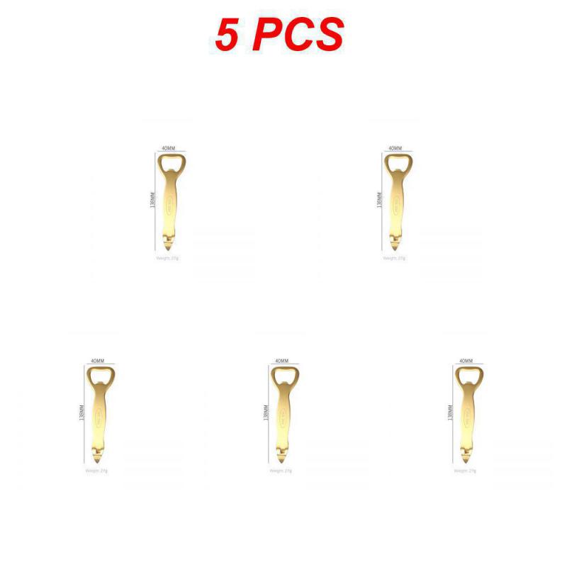 1/3/5 Stück Edelstahl Bierflaschenöffner Dickes Material Angenehme Haptik Polierfarbe Flaschenöffner Dosenöffner Leicht zu reinigen