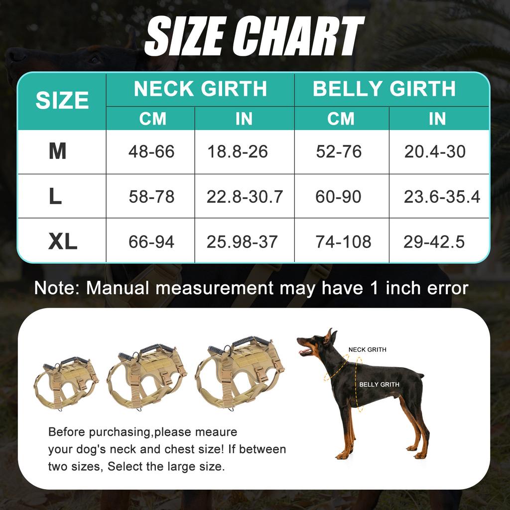 2025 Anti Escape Dog Harness Leash Set No Pull Heavy Duty Nylon Pet Harness Easy Control Handle Padded Tactical Dog Hunting Vest