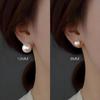 Elegant Hong Kong Style Pearl Stud Earrings – Luxurious, Versatile Fashion for Women