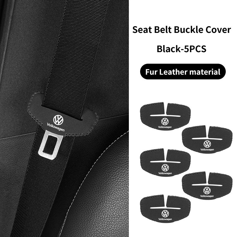 Cup Holders Car Seat Belt Protector Cover Safety Belt Shoulder Pad Accessories For Volkswagen VW Golf 4 6 7 GTI Tiguan Passat B5