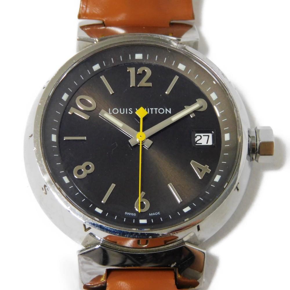 Used 12564 Tambour Q13114 7975 Date Quartz Women's from Japan AUTHENTIC