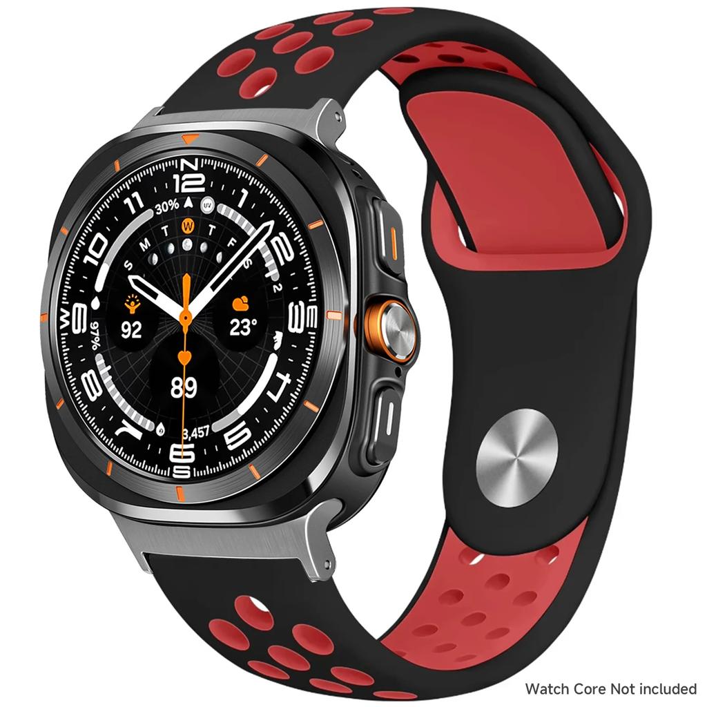 Silicone Strap For Samsung Galaxy Watch 8 40mm 44mm 8 Classic 46mm Sports Breathable Bracelet For Galaxy Ultra 2025 47MM Band