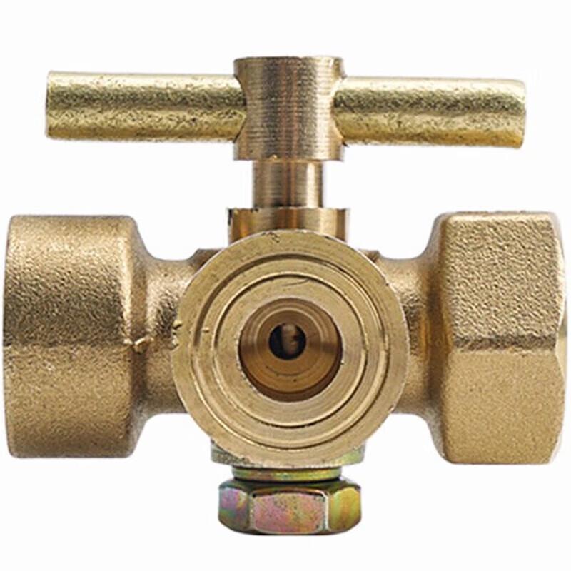 Brass Internal Thread 3-Way Plug Pressure Reducing Valve
