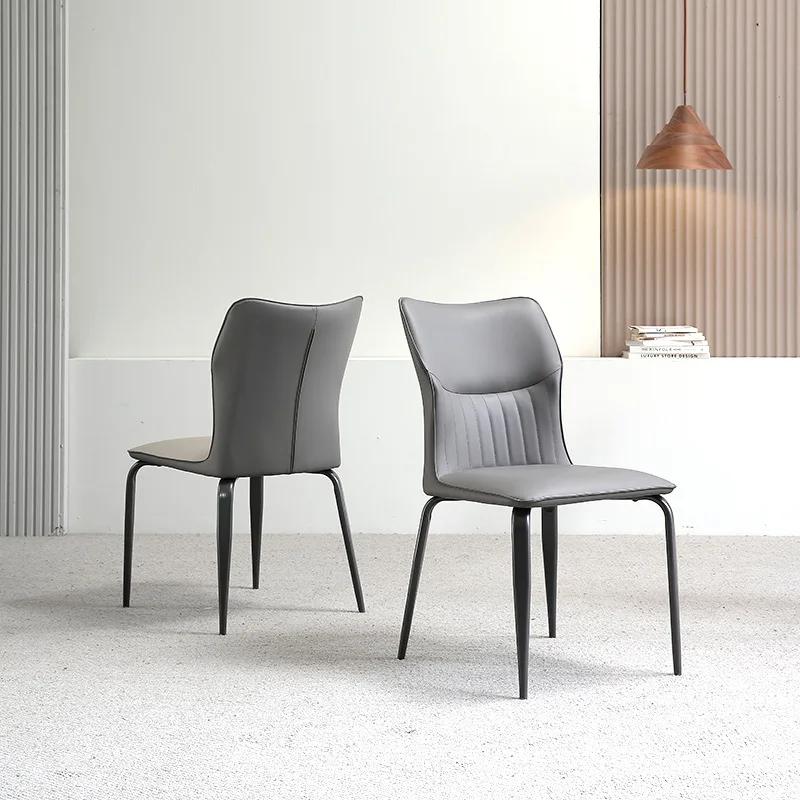 For Nordic Luxury Dining Chairs New Style Coffee Shop Accent Dining Chairs Metal Party Banquet Home Furniture Silla Comedor Lscy