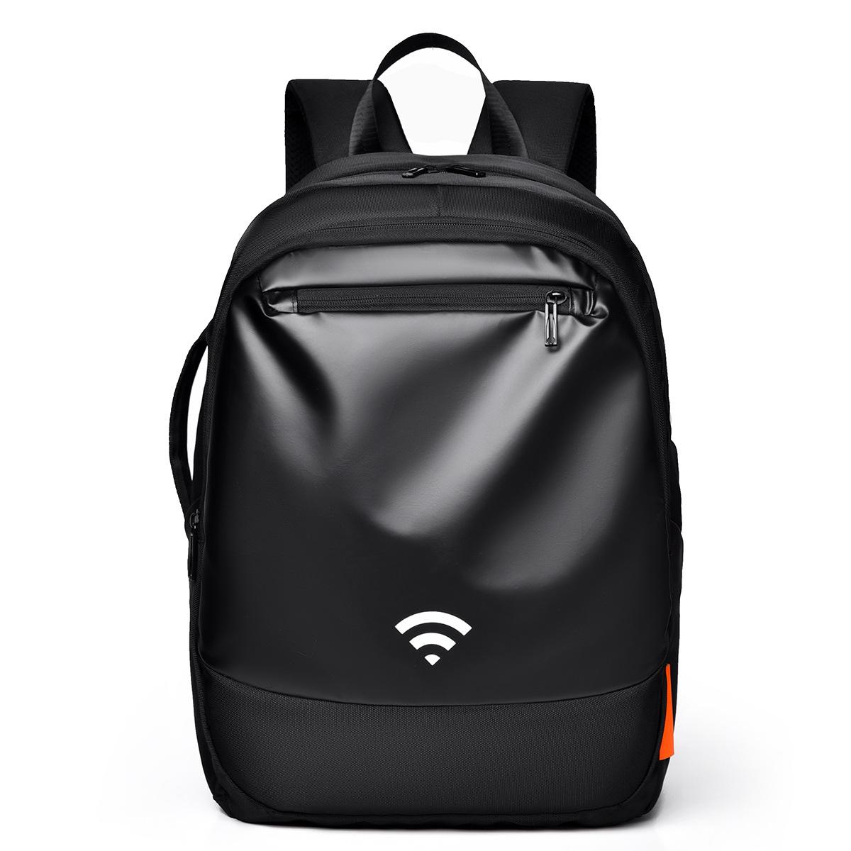 

Мужской модный рюкзак Рюкзак высокого класса Большая вместимость Деловой повседневный Сумка для компьютера Студенческий школьный рюкзак чёрный