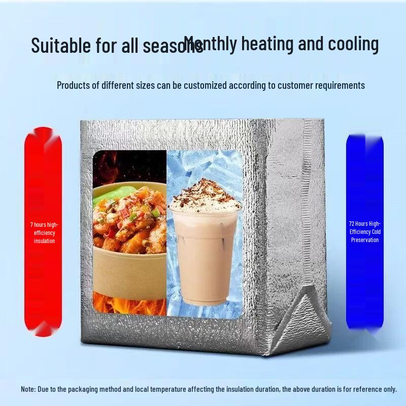 Disposable Aluminum Foil Insulated Cooler Bag