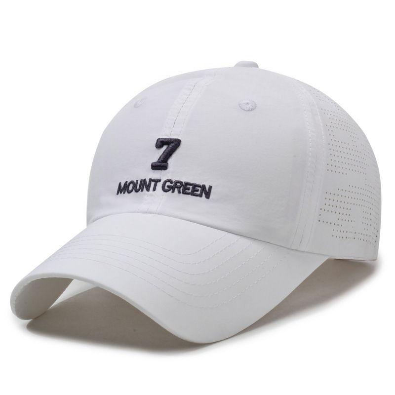 

Hat 2025 New Arrival Men s and Women s Same Quick-Drying Mesh Breathable Baseball Peaked Cap Outdoor Sports Sun Protection Sun-Covering White Free size (adjustable)