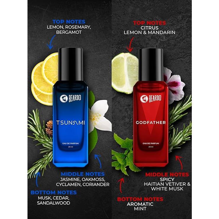 Купить Подарочный набор Beardo Perfumes для мужчин (Упаковка 4 х 20 мл ...