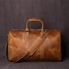 Retro Leather Men's Travel Bag Crazy-horse Leather Large-capacity Luggage Bag Top Layer Cowhide  Men Portable Diagonal Bag NZPJ