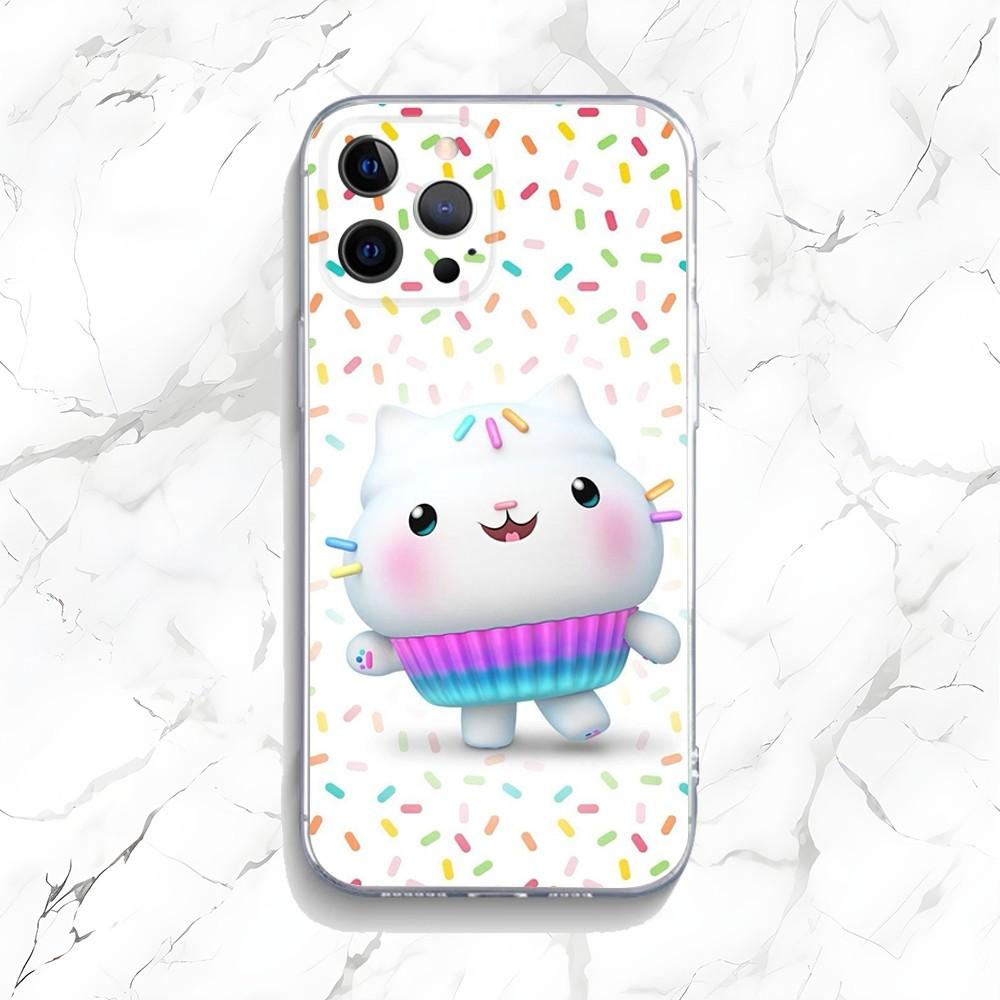 

Cute G-Gabbys D-Dollhouse Phone Case For iPhone 15,14,13,12,11 Plus,Pro,Max,XR,XS,X,7,8 Plus,SE,Mini Transparent Silicone Soft iPhoneXSMAX
