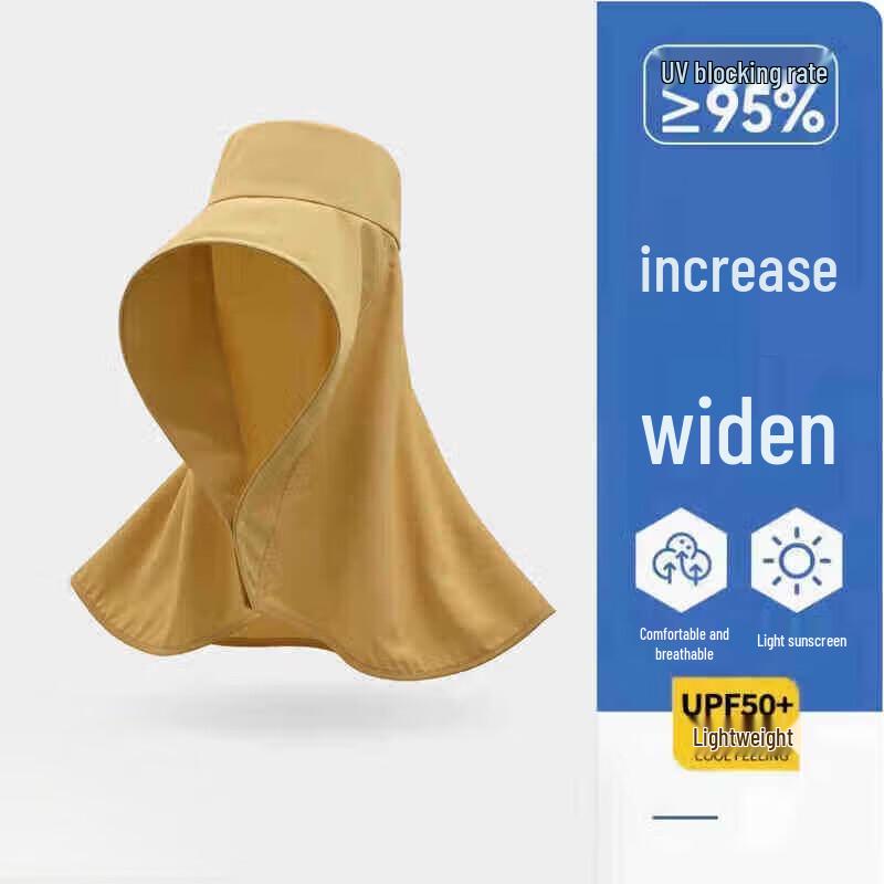 JIAOXIU UV Protection Full Face Sun Hat with Neck Flap