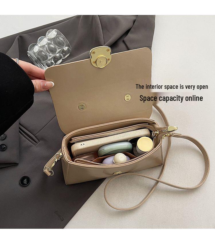 High-End 2025 Retro Handbag: Versatile Small Square Shoulder & Crossbody Bag