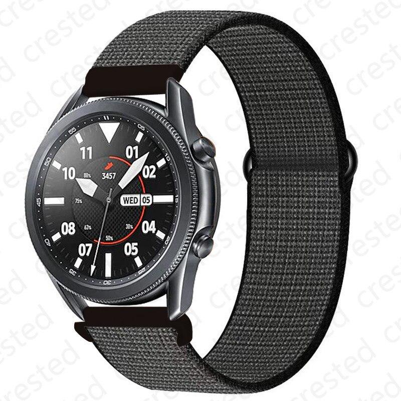 20/22mm band For Galaxy Watch 3/46mm/42mm/active 2 strap Samsung Gear S3 Frontier Sport Nylon Bracelet Huawei watch GT 2 41 45mm