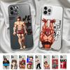 Japan Anime Baki Phone Case For iPhone 15 14 13 12 11 Pro Max Mini X Xs XR 6 7 8 Plus SE 2020 Transparent Case