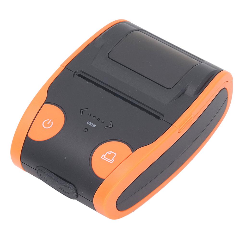 Bluetooth Receipt Printer Portable Mini Thermal Bill POS Pocket Ticket Printer with Power Display
