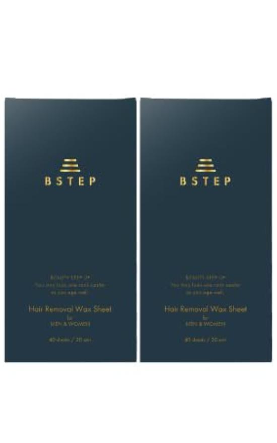

BSTEP Hair Removal Hair Removal Brazilian Wax Pack of 40 Sheets x Can be Used Wax, Sheets, [Large Anywhere] (80 Sheets)